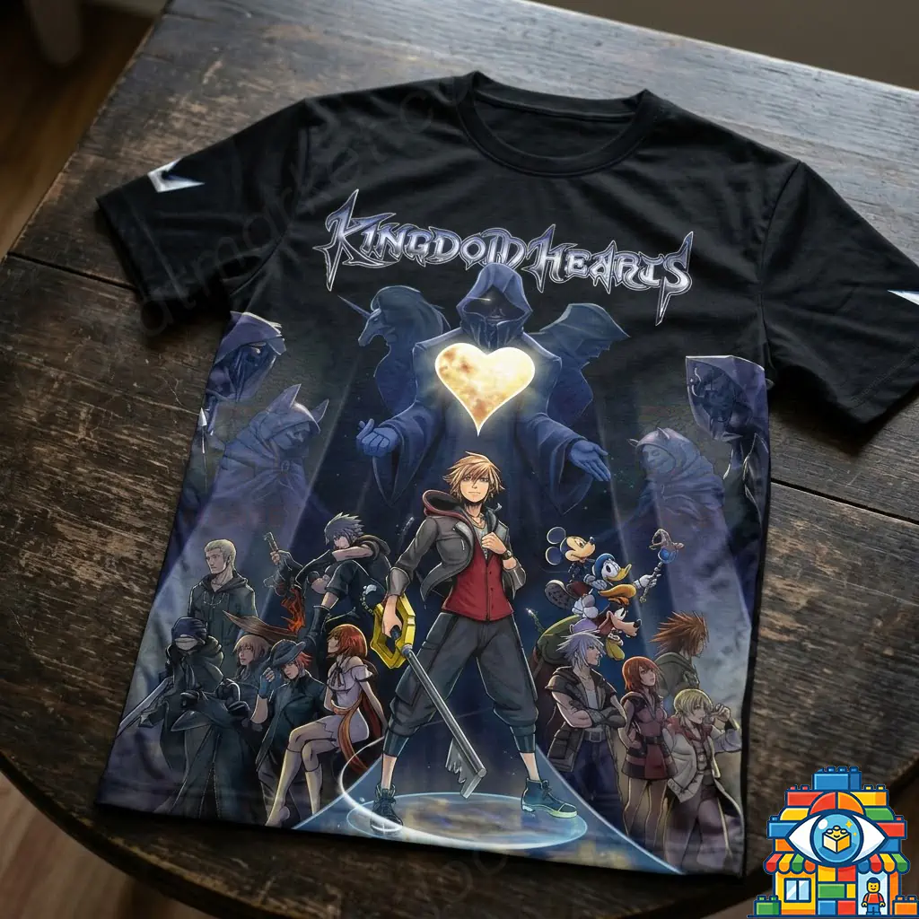 Kingdom Hearts 25th Anniversary Graphic T-Shirt | LookAtMarket