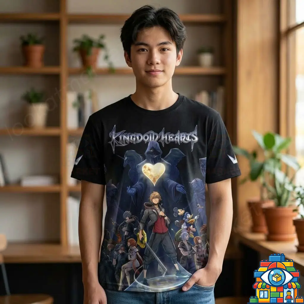 Kingdom Hearts 25th Anniversary Graphic T-Shirt | LookAtMarket